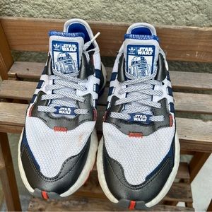 Star Wars r2-D2 adidas nite joggers